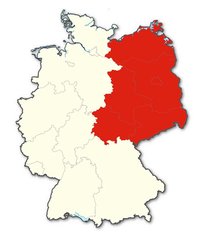 Studentenwohnungen im Osten Deutschlands