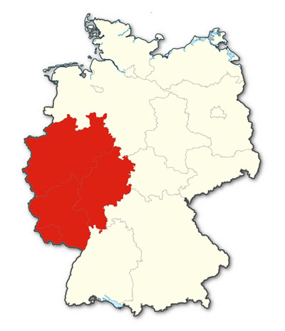 Studentenwohnungen im Westen Deutschlands